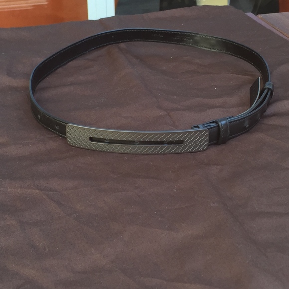 Bottega Veneta Black Leather Belt SZ 30/75 NEW main image 7